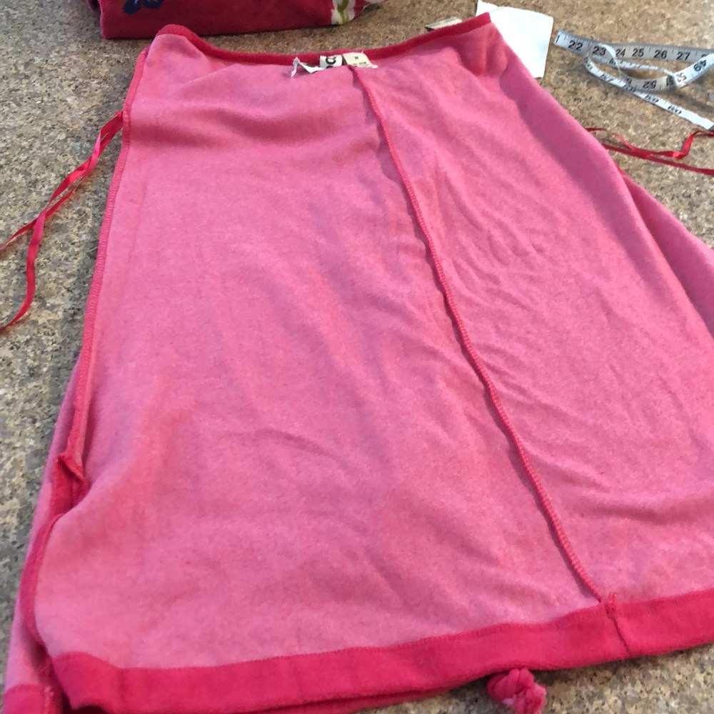 NWT Cocoa Pink Swim Cover Up Dress Medium Terry Cloth With Imperfections - Picture 15 of 17